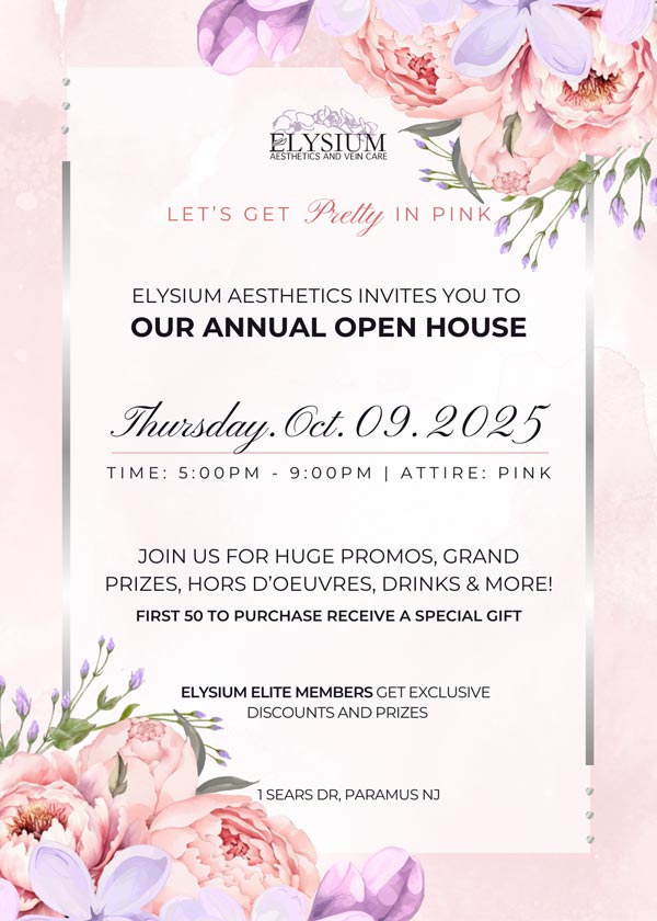 Announcements and Events at Elysium Aesthetics and Vein Care in Paramus, NJ