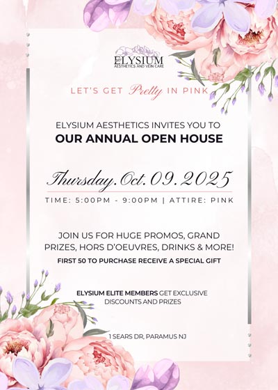 Announcements and Events at Elysium Aesthetics and Vein Care in Paramus, NJ